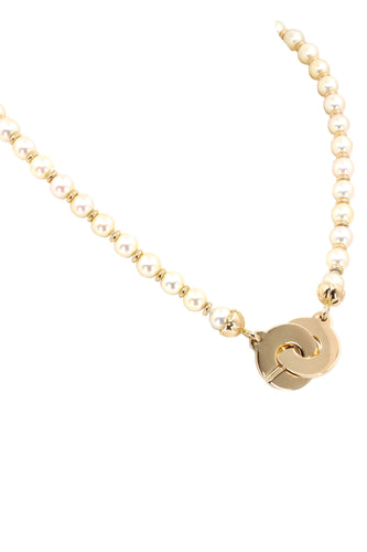 Collier Collier de perles fermoir menottes 58 Facettes