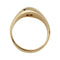 Bague 59 Bague chevalière en or jaune et diamant, 0,50 carat environ. 58 Facettes 28586