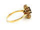 Bague 55 Bague Fleur Or jaune Saphir 58 Facettes 952717CN