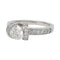 Bague 48 Bague Tiffany&Co. "Ribbon" en platine, diamant 0,55 carat. 58 Facettes 29796