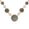 Collier Collier pièces antiques perles et cristaux 58 Facettes DC009