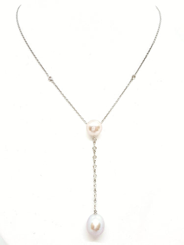 Collier Susie Otero Collier Mon trésor Or blanc Diamant 58 Facettes 06197CD