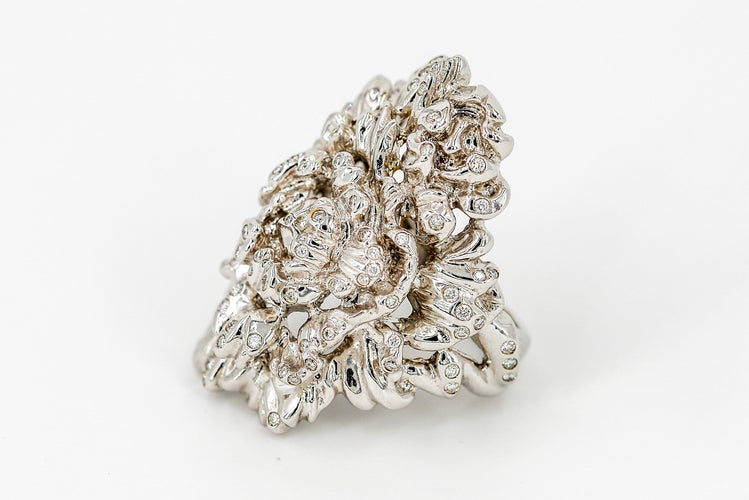 Bague 53 Repossi Bague Nérée Or blanc Diamant 58 Facettes 00040GD