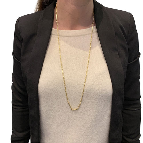 Collier Sautoir en or jaune. 58 Facettes 30200
