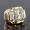 Bague 56 Bague tank diamants 58 Facettes 19-587-59