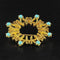 Broche Broche en or et turquoises 58 Facettes 13-266-8089013
