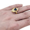 Bague 52.5 Bague Mellerio en or jaune saphir et diamants. 58 Facettes 29869