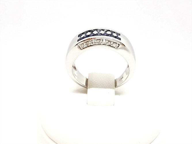 Bague 53 Bague Or blanc Diamant 58 Facettes 718105CN