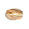 Bague 44 Bague Cartier "Trinity" 3 ors, petit modèle. 58 Facettes 30266