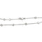 Collier Collier gouttière en or blanc, diamants. 58 Facettes 30418