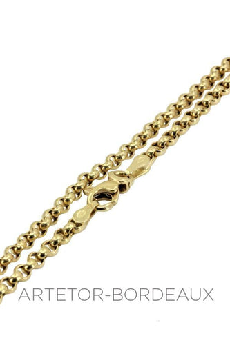 Collier Chaine maille jaseron 58 Facettes 35771