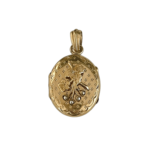 Pendentif Pendentif Porte Souvenir En Or 58 Facettes 997112