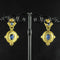 Boucles d'oreilles Boucles d'oreilles esprit étrusque bleue 58 Facettes GO004B-8606584-Bleu
