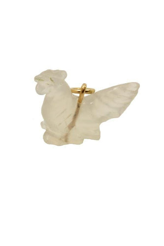 Pendentif Pendentif coq vietnamien en quartz 58 Facettes 23851