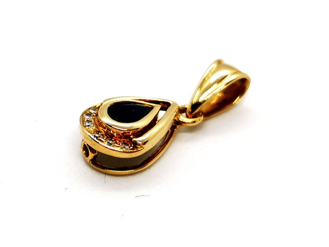 Pendentif Pendentif Or jaune Saphir 58 Facettes 1125991CD