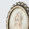 Broche Broche ancienne miniature et perles sur argent 58 Facettes 18-269