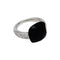 Bague 51 Bague Pomellato "Capri" en or blanc, diamants et jais. 58 Facettes 30411