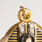 Collier Collier ancien médaillon et coulants émaillés et diamants 58 Facettes 18-357