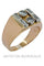 Bague 57 Chevalière diamants 58 Facettes 34671