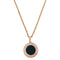 Collier Collier Bulgari, "Bulgari-Bulgari", en or rose, onyx et diamants. 58 Facettes 30068