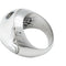Bague 54 Bague Cartier "Myst" en or blanc, cristal de roche et diamants. 58 Facettes 30405