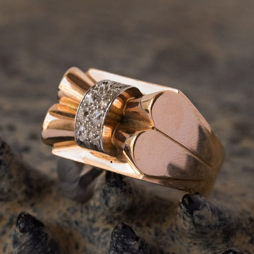 Bague 55 Bague tank noeud Diamants 58 Facettes 11-002-2740246-55