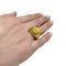 Bague 50 Bague Pomellato "Cipria" en or jaune et quartz lemon. 58 Facettes 30094