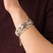 Bracelet Bracelet ancien argent fleurs 58 Facettes 19-148