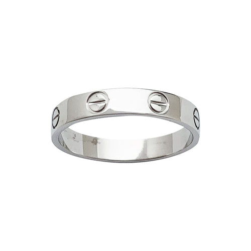 Bague 57 Bague Cartier "Love" en or blanc. 58 Facettes 30258