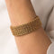 Bracelet Bracelet ancien maille tressée ajourée 58 Facettes 19-232