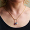 Collier Collier ancien négligé topaze et améthyste 58 Facettes 17-061