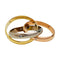 Bague 61 Bague Cartier "Trinity" 3 ors et diamants. 58 Facettes 30449