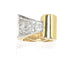 Bague Bague Tank platine et diamant 1950 58 Facettes 0