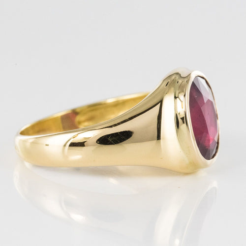Bague 62 Bague rubis jonc ancienne en or jaune 58 Facettes 20-228-59