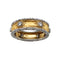 Bague 52 Alliance Buccellati 2 ors 750/000, modèle "Fusi", diamants. 58 Facettes 30247