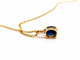 Collier Collier Chaîne + pendentif Or jaune Saphir 58 Facettes 1152840CD