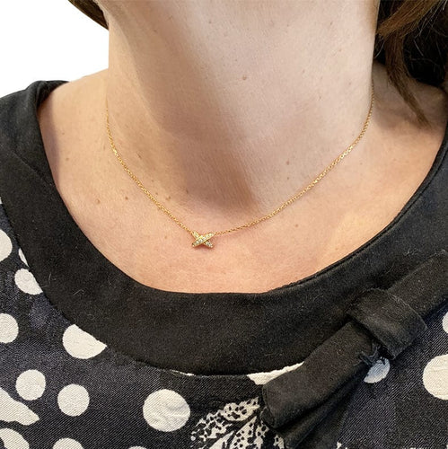 Collier Collier Chaumet, "Liens", or jaune et diamants. 58 Facettes 30435