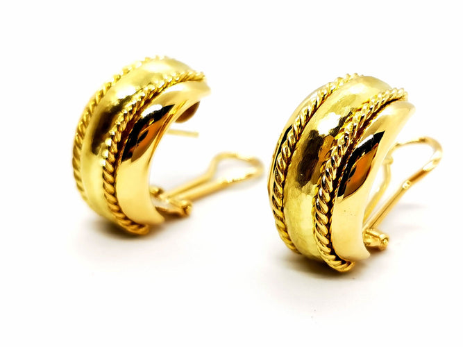 Boucles d'oreilles Boucles d'oreilles Or jaune 58 Facettes 1176283CN