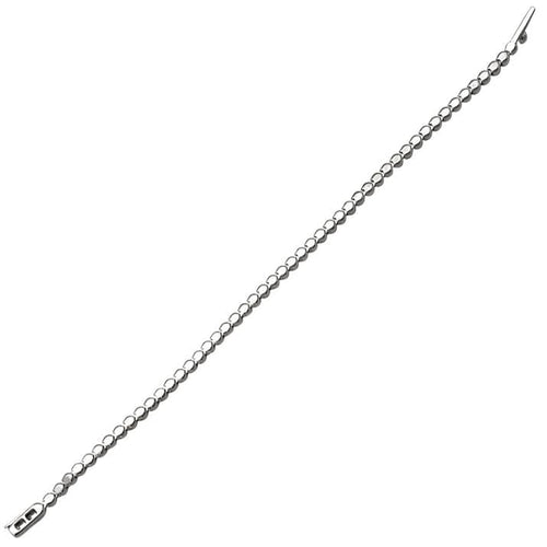 Bracelet Bracelet ligne Cartier "C de Cartier" en or blanc et diamants. 58 Facettes 30089