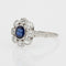 Bague 58 Bague ancienne marguerite saphir diamants 58 Facettes 21-197-58