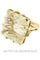 Bague 53 Bague moderne quartz rutile 58 Facettes 27391