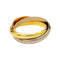 Bague 64 Bague Cartier "Trinity" 3 ors, moyen modèle. 58 Facettes 30211