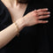 Bracelet Bracelet en or rose maille figaro torsadée 58 Facettes 21-166