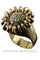 Bague 52 Bague fleur 50' 58 Facettes 19601