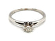 Bague 54 Bague Solitaire Or blanc Diamant 58 Facettes 1126561CN