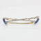 Broche Broche ancienne saphirs diamants clubs de polo 58 Facettes 21-214