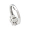 Bague 50 Solitaire en or blanc, diamant taille émeraude 3 carats. 58 Facettes 29735