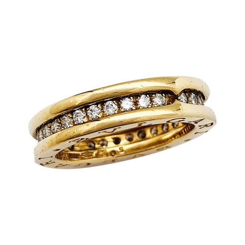 Bague 50 Bague Bulgari, "B.Zero1", or jaune et diamants. 58 Facettes 30631