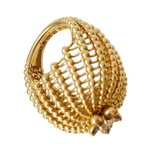Bague 51 Bague Cartier "Cactus de Cartier" en or jaune et diamants. 58 Facettes 30217