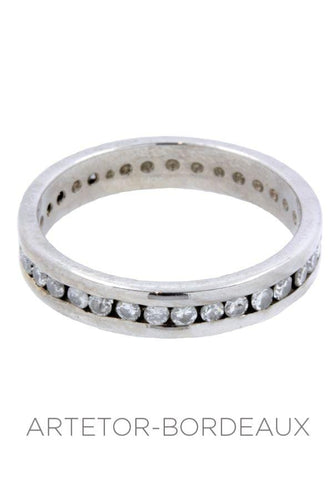 Bague 60 Alliance en diamants 58 Facettes 14461